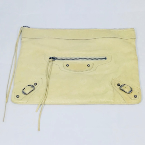 BALENCIAGAFlat Leather Clutch